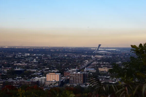 Blick zum Olympiastadion