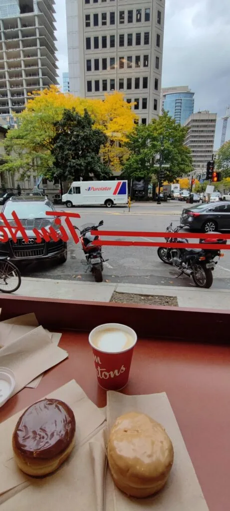 Frühstück bei Tim Horton